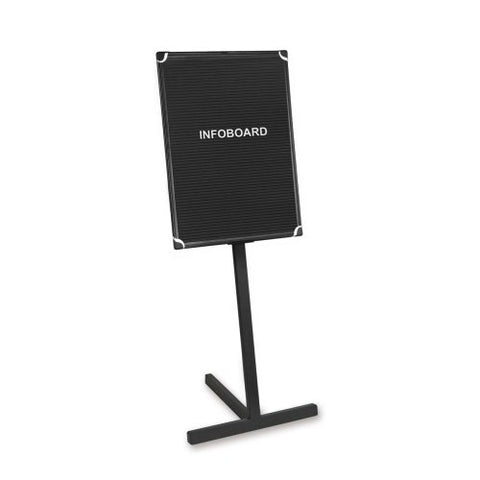 MasterVision Letter Board Stand 18 Inchesx 24 Inches Aluminum Frame Black