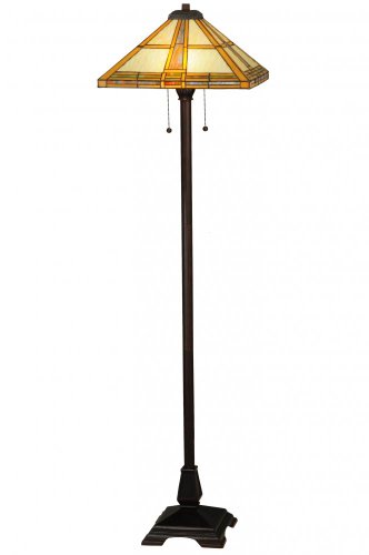 62InchH Prairie Straw Floor Lamp