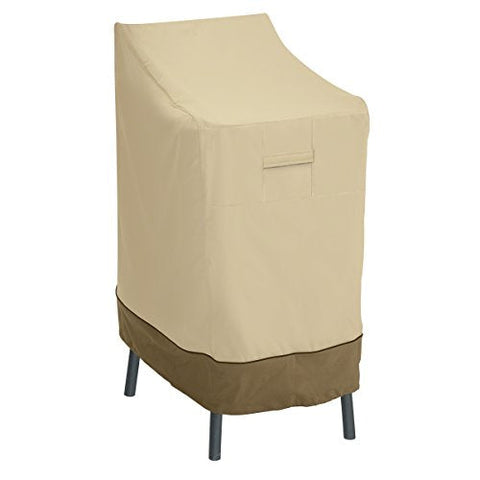 Classic Accessories Veranda Water-Resistant 26 Inch Patio Bar Chair &amp; Stool Cover, Outdoor Chair Covers