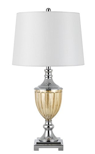 150W 3 Way Derby Metal/Glass Table Lamp. Sold And Priced in Pairs