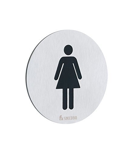 BATH SIGN LADY BRUSHED STAINLESS STEEL