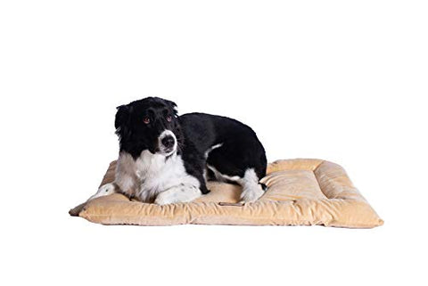 Armarkat Model M01CMH-L Large Pet Bed Mat with Poly Fill Cushion in Beige