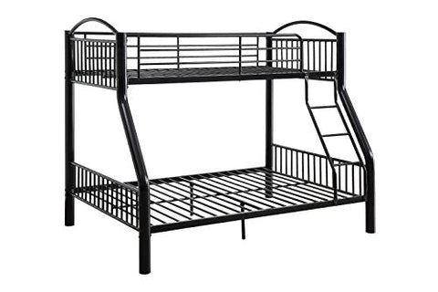 ACME Cayelynn Twin/Full Bunk Bed, Black