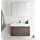 Fresca Mezzo 36&#34; Gray Oak Wall Hung Modern Bathroom Vanity w/Medicine Cabinet