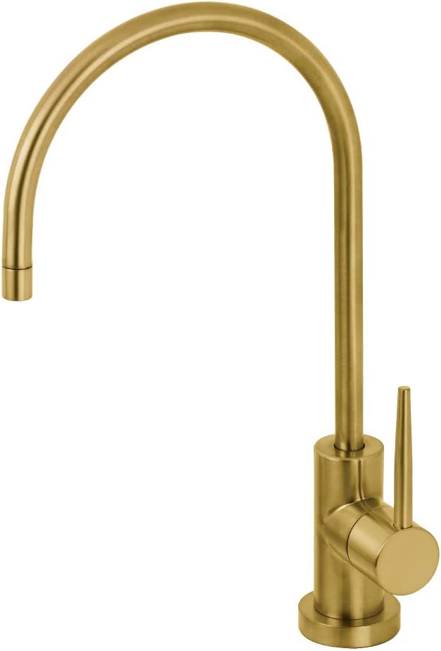 Kingston Brass KS8197NYL New York Single-Handle Cold Water Filtration Faucet, Brushed Brass