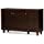 Baxton Studio Wholesale Interiors Winda Modern and Contemporary 3-Door Dark Brown Wooden Entryway Shoes Storage Cabinet