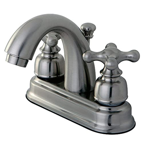 Kingston Brass KB5612AX Restoration 4-Inch Centerset Lavatory Faucet, Polished