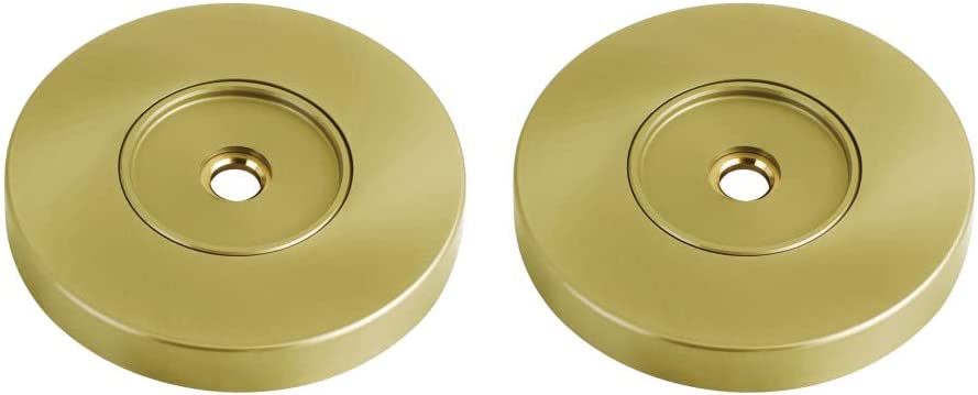 Kingston Brass GDRF814127 Laurel Grab Bar Flange Only, Brushed Brass