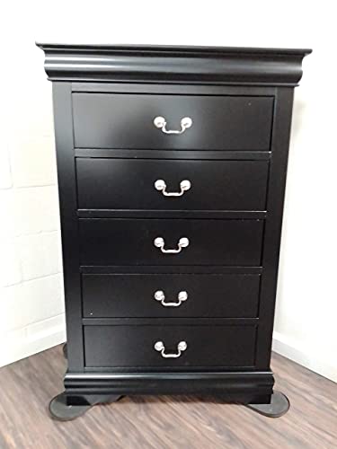 ACME Furniture Louis Philippe Chest, Black, One Size