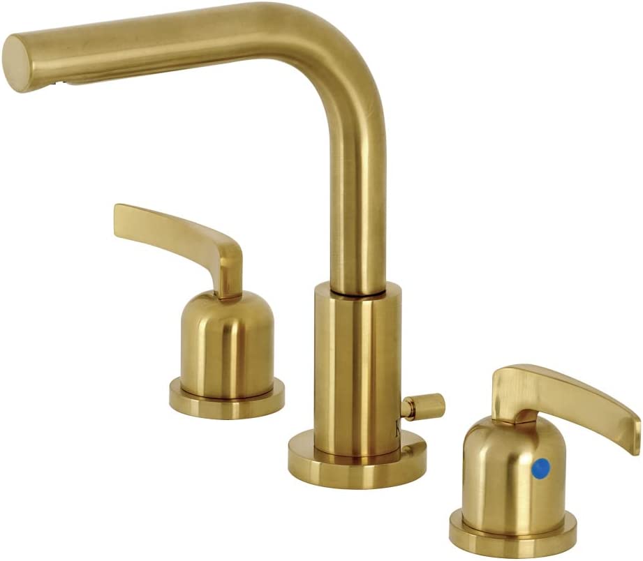 Kingston Brass FSC8959EFL Centurion Widespread Bathroom Faucet, 5-3/8 Inch in Spout Reach, Polished Nickel