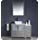 Fresca Torino 42&#34; Gray Modern Bathroom Vanity w/Side Cabinet &amp; Vessel Sink