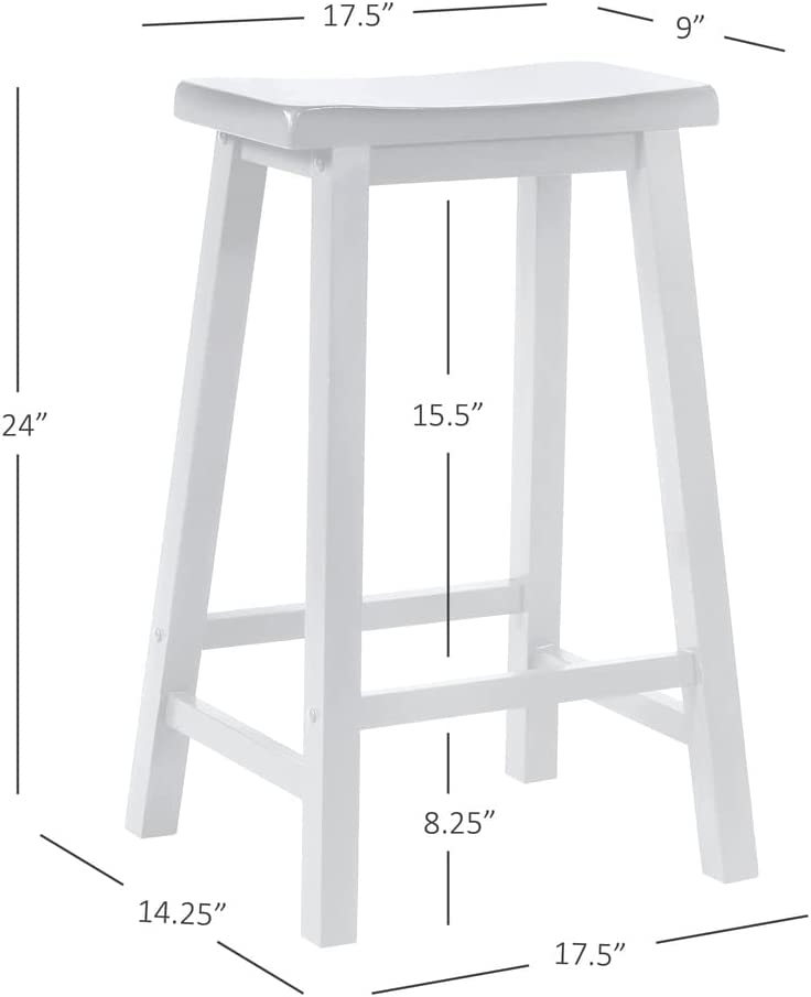 Powell Furniture Barstool, White