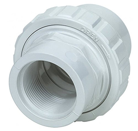 Hayward SP14952 1-1/2-Inch FIP White ABS Flush Female Union
