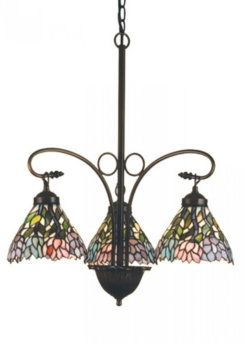 28InchW Wisteria 3 LT Chandelier