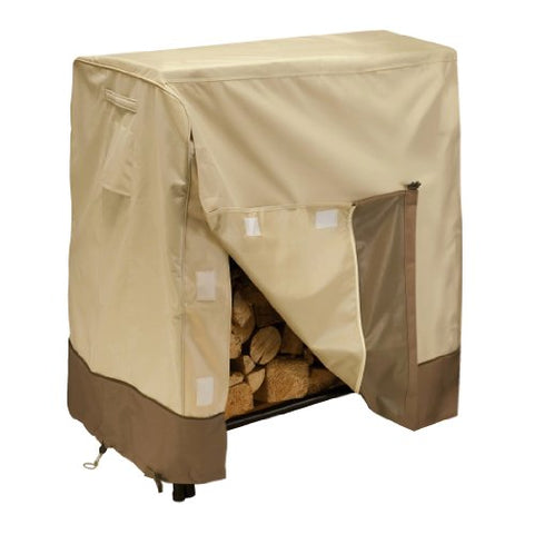 Classic Accessories Veranda Water-Resistant 8 Foot Log Rack Cover, Patio Furniture Covers