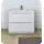 Fresca Tuscany 40&#34; Glossy White Free Standing Modern Bathroom Cabinet w/Integrated Sink