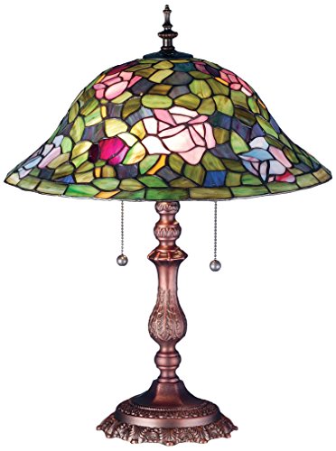 19InchH Tiffany Rosebush Table Lamp