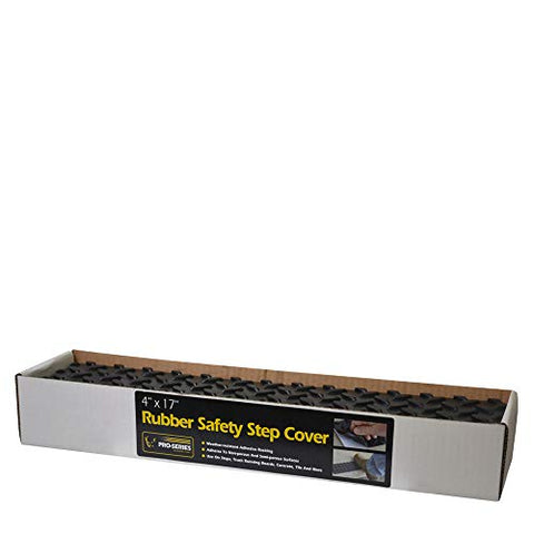 Pro-Series Adhesive Rubber Step Cover  4 x 17 in