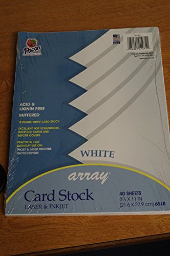 Pacon White Array Card Stock