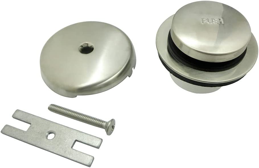 Kingston Brass DTT5302A6 Made to Match Easy Touch Toe-Tap Drain Conversion Kit, Tub, Polished Nickel