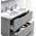 Fresca Tuscany 48&#34; Glossy Gray Free Standing Double Sink Modern Bathroom Vanity w/Medicine Cabinet
