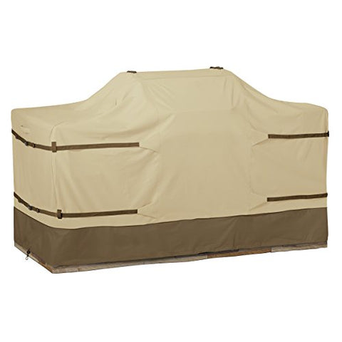 Classic Accessories Veranda Water-Resistant BBQ Grill Cover for 98 Inch Island with Center Grill Head