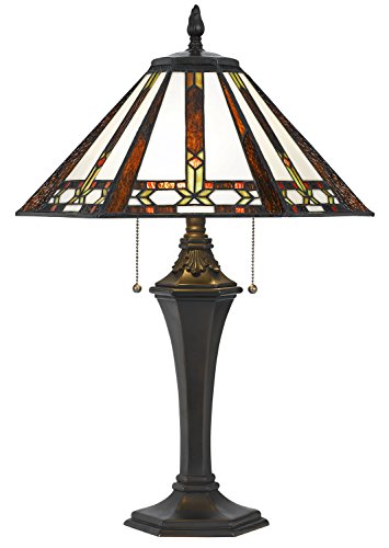 60W X 2 Tiffany Table Lamp - Tiffany