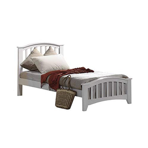 ACME San Marino Twin Bed, White (1Set/4Ctn)