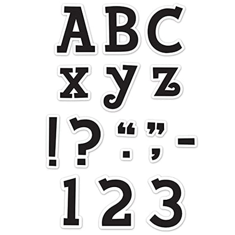 CTP Bold Black Punch-Out Letters for Classroom Ã¢â‚¬â€œ Essential Homeschool Supplies Ã¢â‚¬â€œ Top Back To School Supplies (1949)