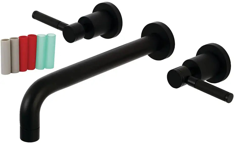 Kingston Brass KS8020DKL Kaiser Roman Tub Faucet, Matte Black