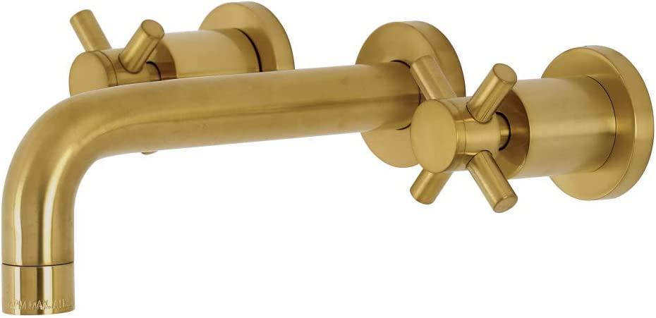 Kingston Brass KS8127DX Concord Bathroom Faucet, Brushed Brass