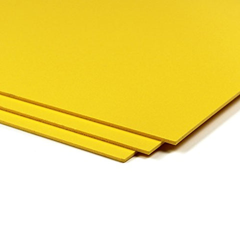 Ultimate Creative Craft Board, Letter Size in Daffodil Yellow (6 pack) A superior choice to foam board.