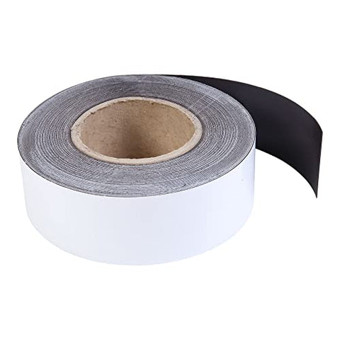 MasterVision Dry-Erase Magnetic Tape Rolls Write-on wipe-off White 2 Inches x 50 ft.
