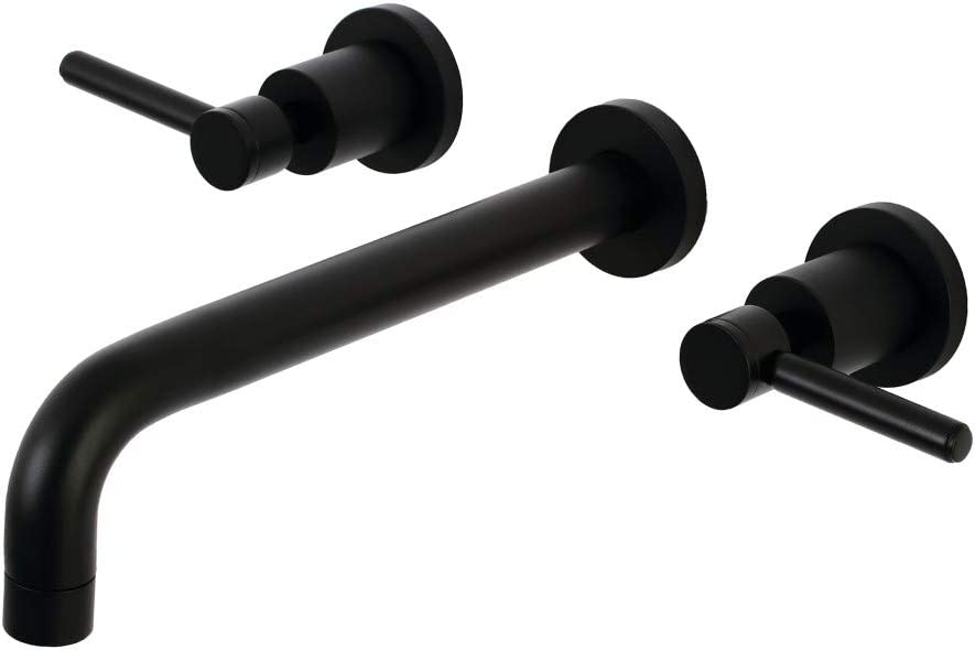 Kingston Brass KS8020DL Concord Roman Tub Faucet, Matte Black