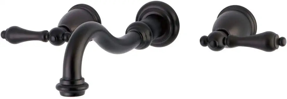 Kingston Brass KS3025AL Restoration Two-Handle Wall Mount Tub Faucet, Oil Rubbed Bronze