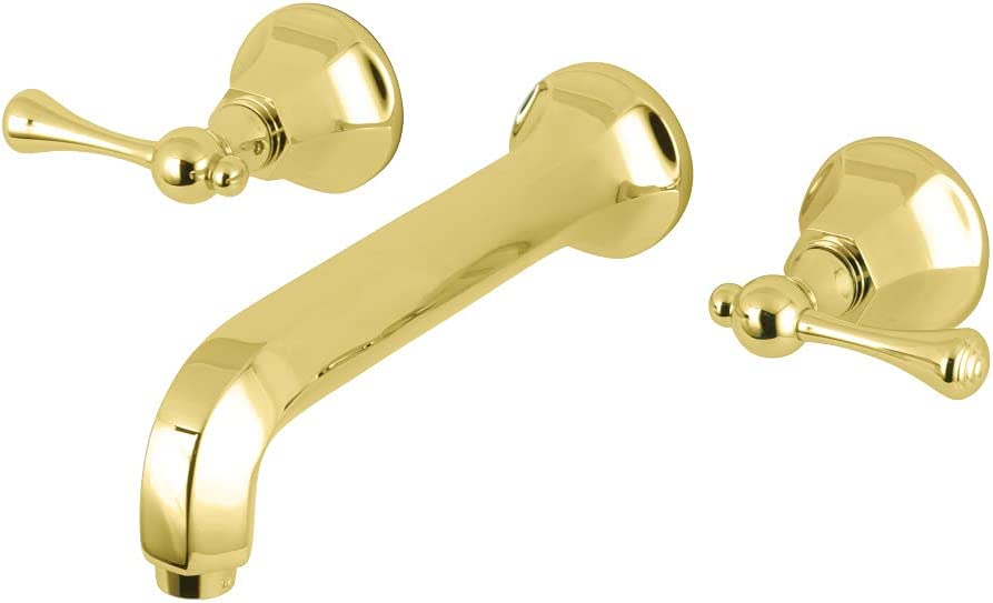 Kingston Brass KS4122BL Metropolitan Bathroom Faucet, Polished Brass