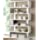 Baxton Studio Barnes 6-Shelf Modern Bookcase, White