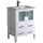 Fresca Torino 24&#34; White Modern Bathroom Cabinet w/Top &amp; Integrated Sink