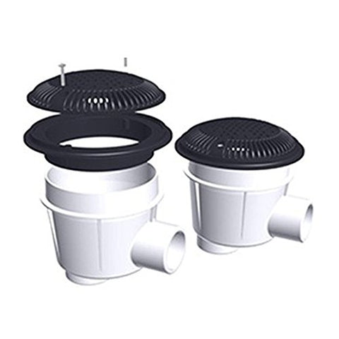 Hayward WG1154SBLKPAK2 2in Socket Suction Outlet Assembly