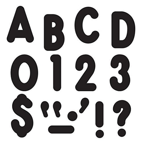 TREND enterprises, Inc. Black 7&#34; Billboard Uppercase Ready Letters