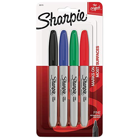 Sharpie Permanent Markers, Fine Point