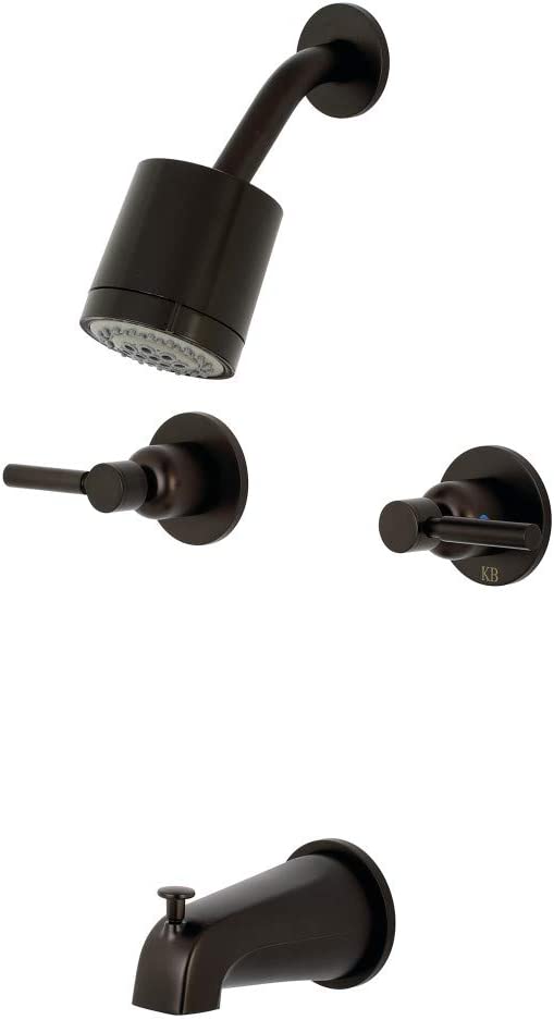 Kingston Brass KBX8145DL Concord Tub and Shower Faucet, Oil Rubbed Bronze