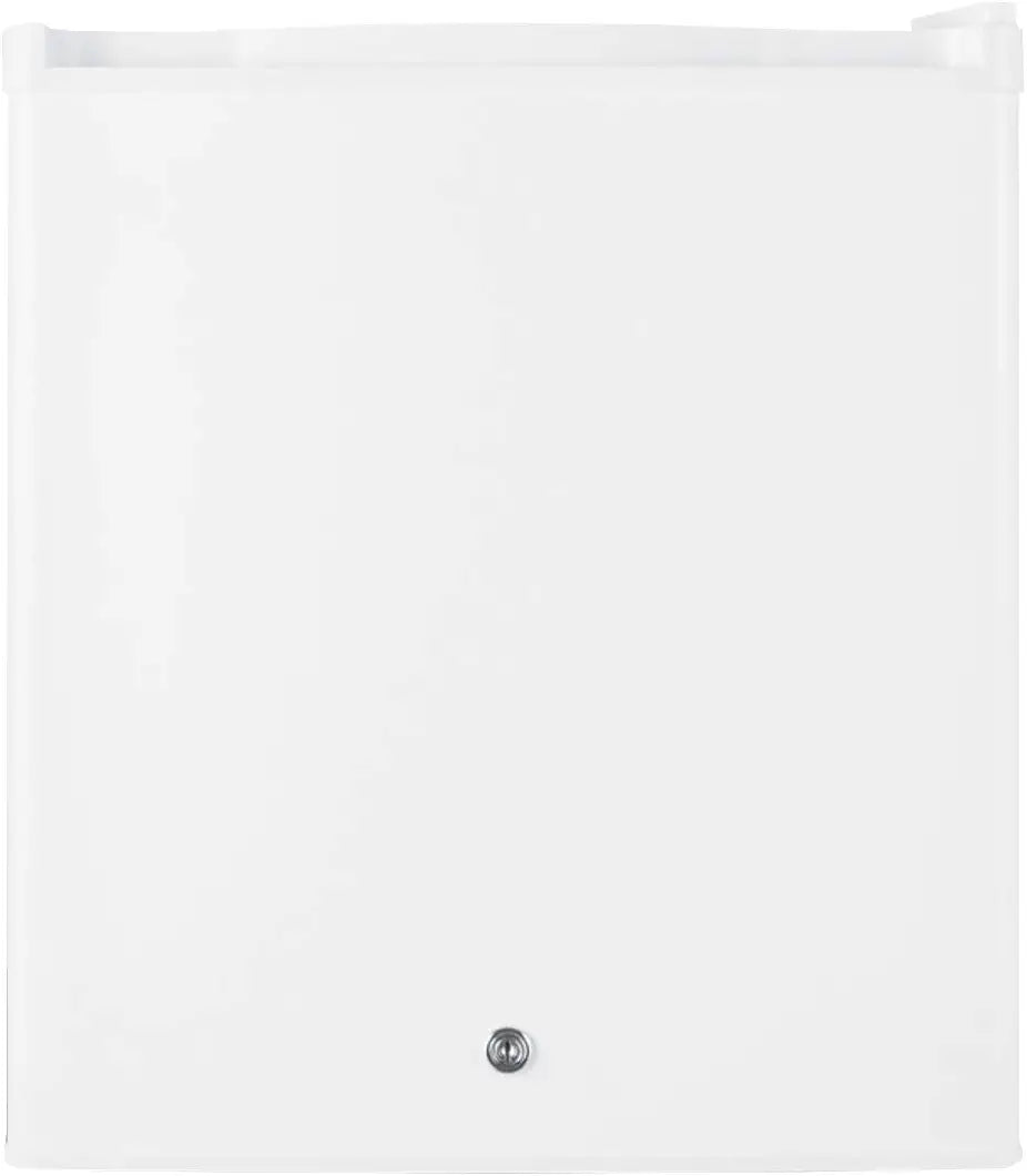 Summit Appliance FFAR25L7BI 17&#34; Wide Compact Built-In All-Refrigerator, White; Digital thermostat, 1.7 cu.ft Capacity, Automatic Defrost, LED Lighting, Factory-installed Lock, Adjustable Chrome Shelves