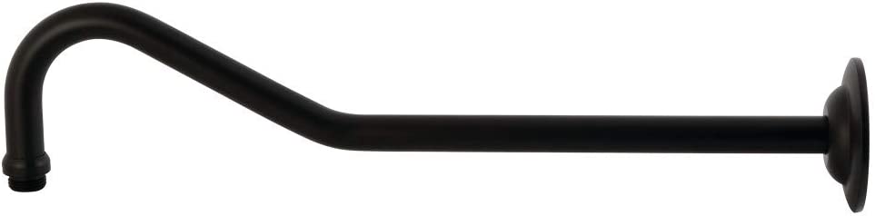 Kingston Brass K117C0 Restoration Shower Arm, Matte Black