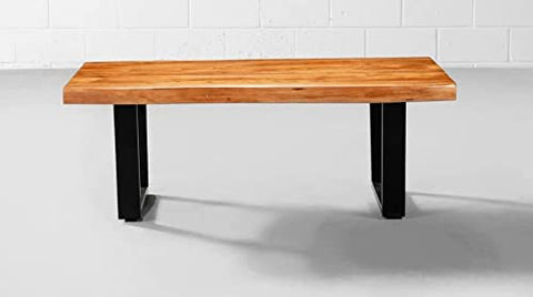 AmeriHome Acacia Cross Leg Coffee Table