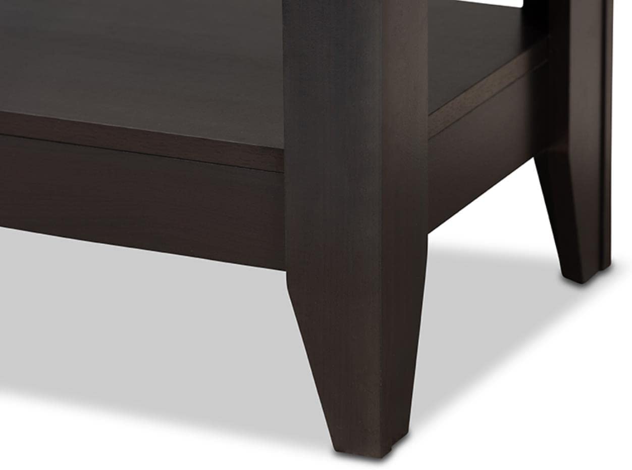 Baxton Studio Elada Modern and Contemporary Wenge Finished Wood Coffee Table