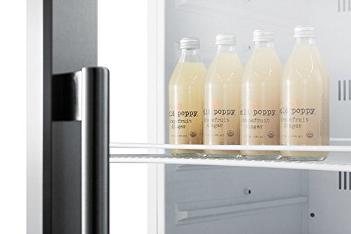 Summit SCR1400W Beverage Refrigeration, Glass/White