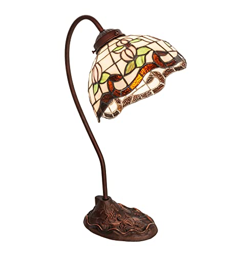 18Inch High Roseborder Desk Lamp