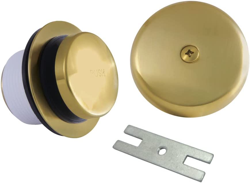 Kingston Brass DTT5302A6 Made to Match Easy Touch Toe-Tap Drain Conversion Kit, Tub, Polished Nickel