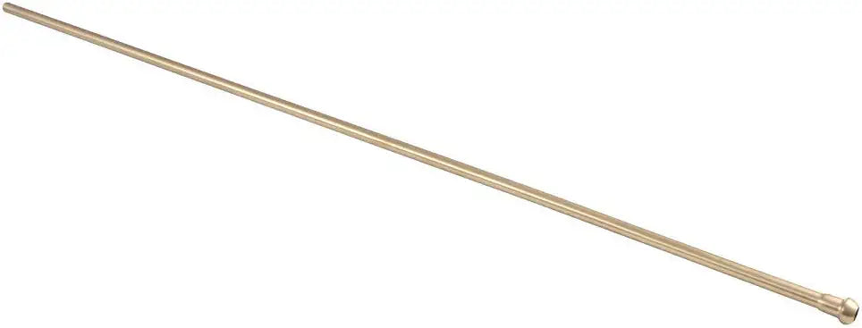 Kingston Brass CB38307 Complement 30 in. Bullnose Bathroom Supply Line, Brushed Brass